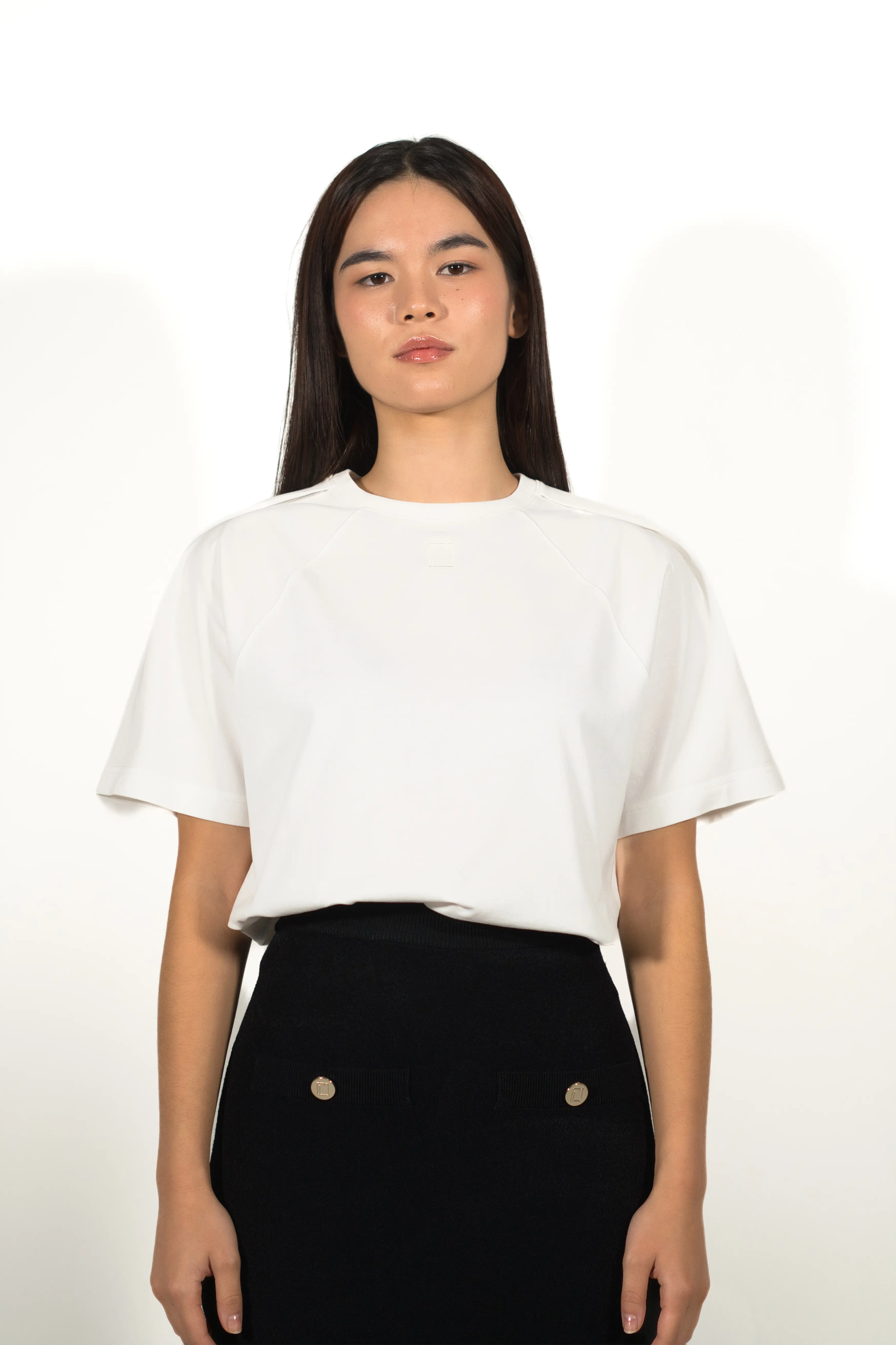 Camiseta de Algodón Boxy