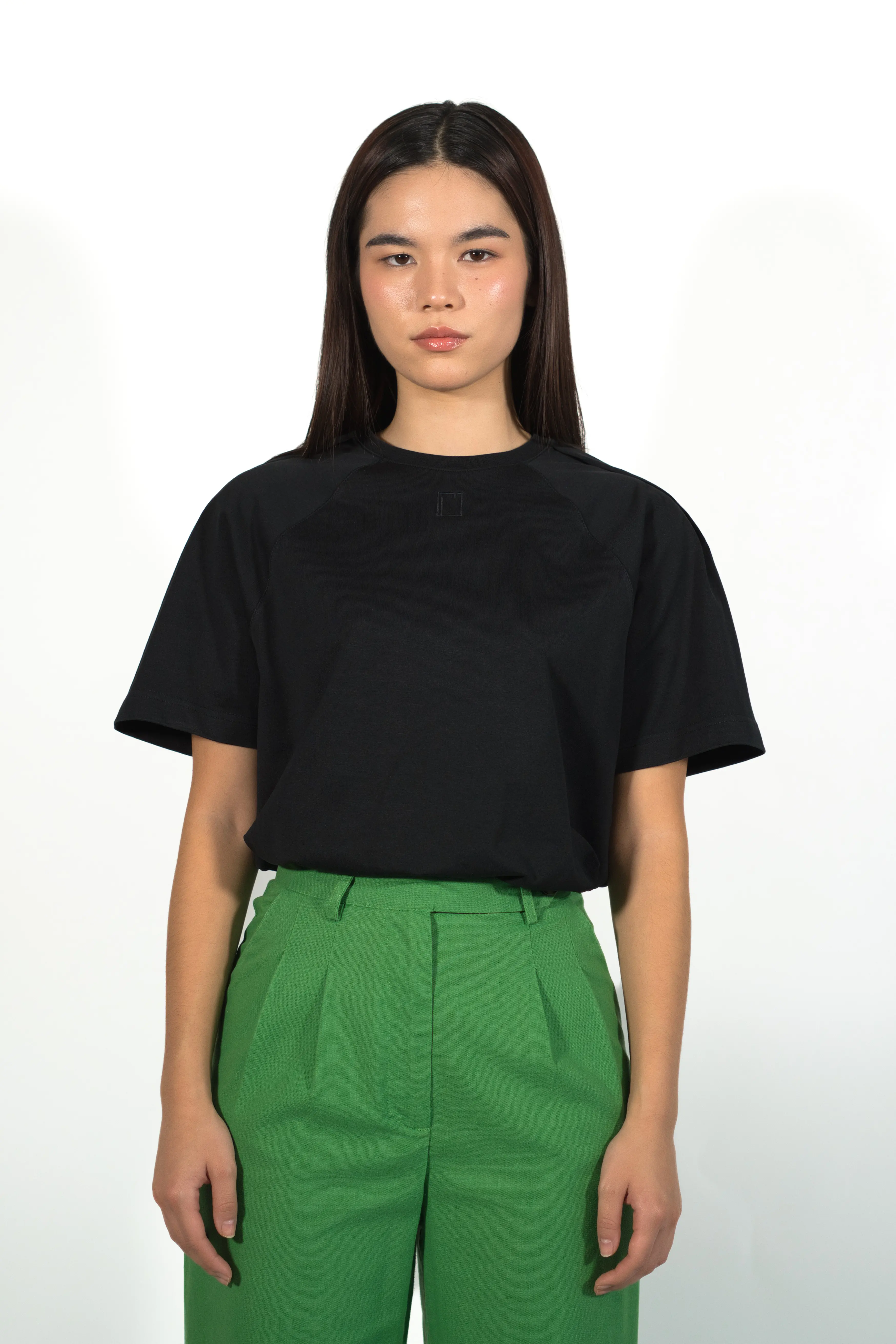 Camiseta de Algodón Boxy