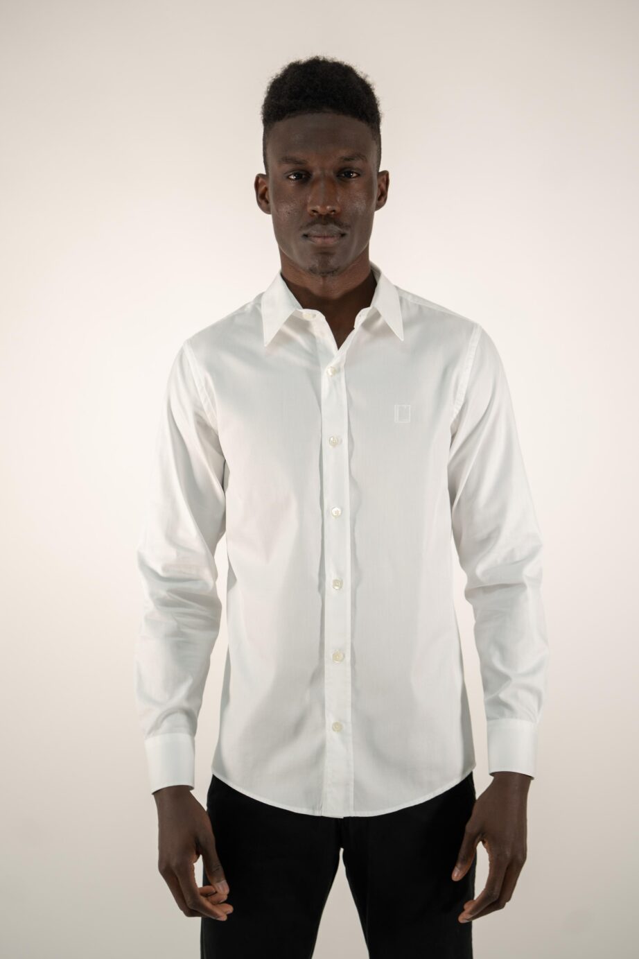 Selected Homme SLHSLIMNEW MARK LS B NOOS - Camisa - Mood Indigo/geo